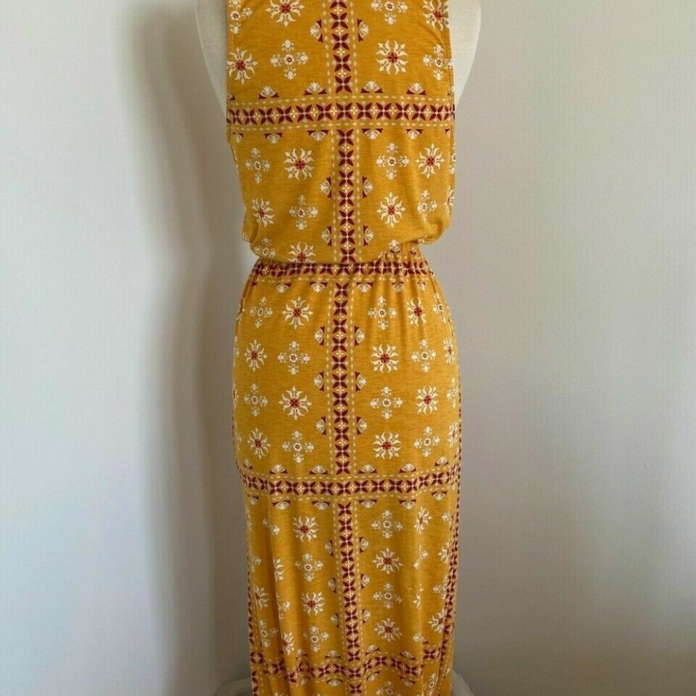 TIGERLILY Anja Yellow Stretch Reversible Maxi Dress - Picture 6 of 10